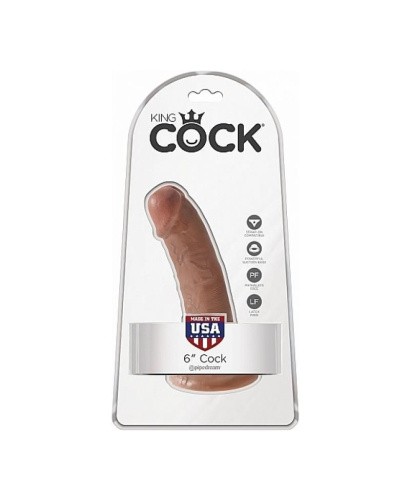Pipedream Cock 6 Inch - Фаллоимитатор, 15х4.3 см (коричневый) - sex-shop.ua